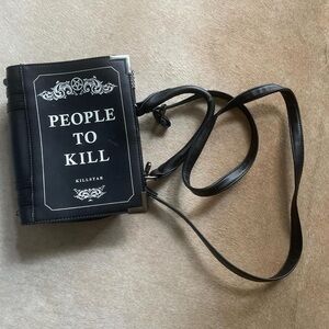 People To Kill Book Crossbody Bag